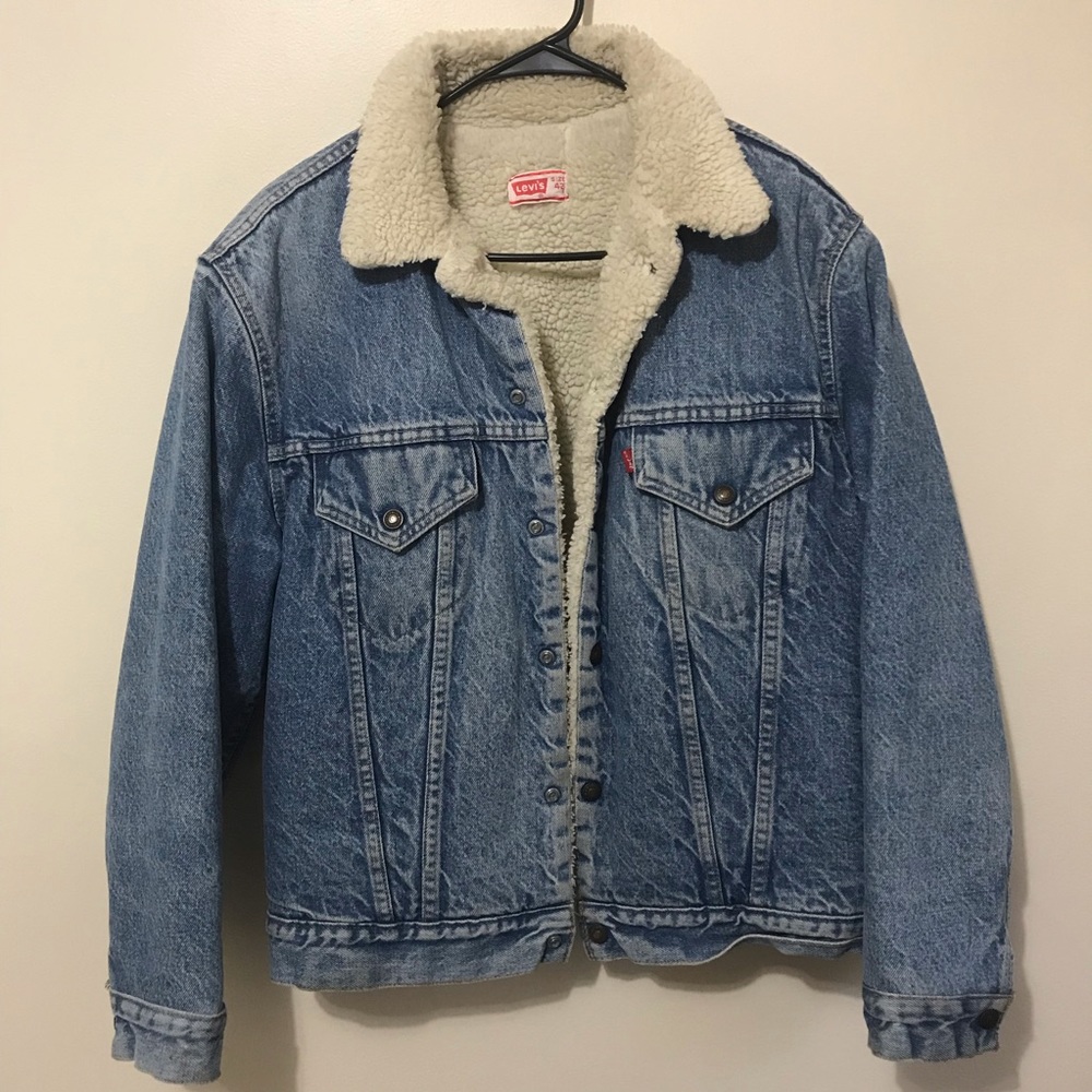 Men’s Size M Vintage Levi’s Sherpa Denim Jacket